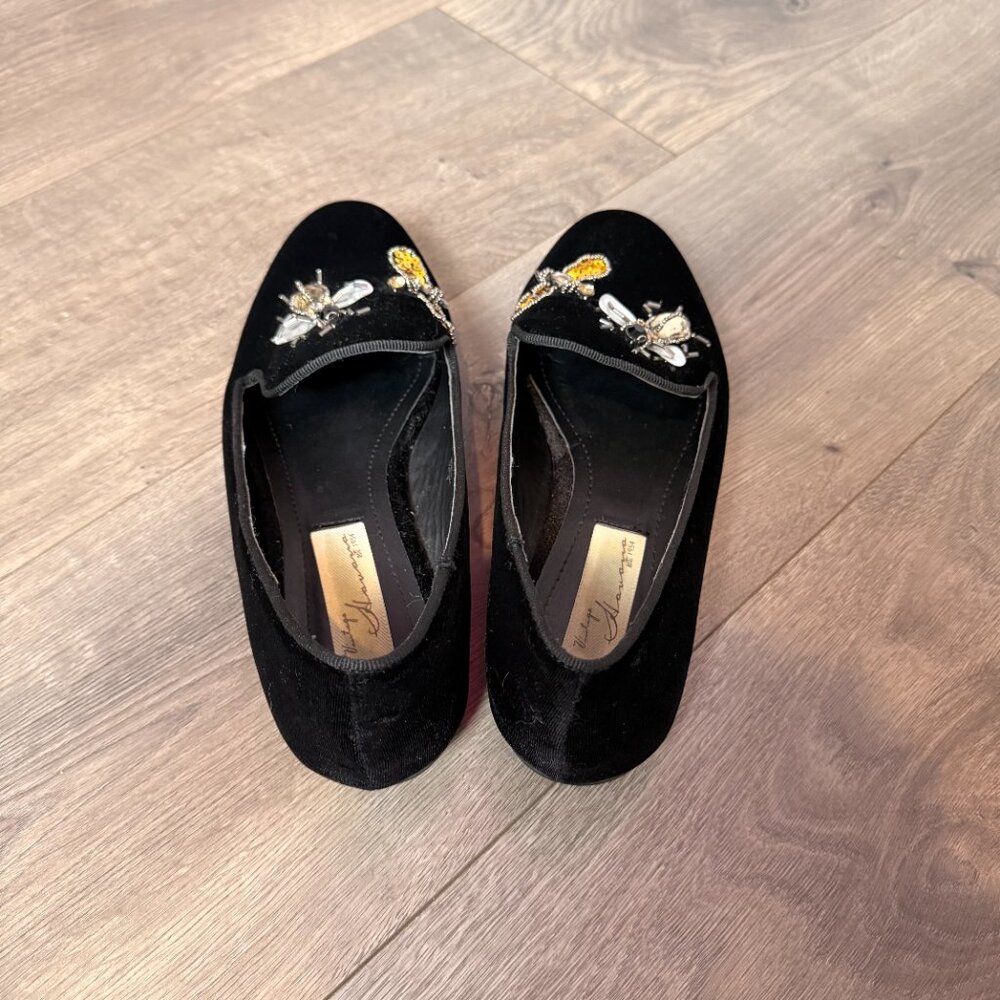 Vintage Havana Sue Velvet Flats - Picture 3 of 6